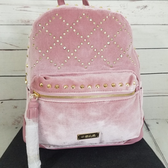 bebe Handbags - Bebe Joan Pink Backpack